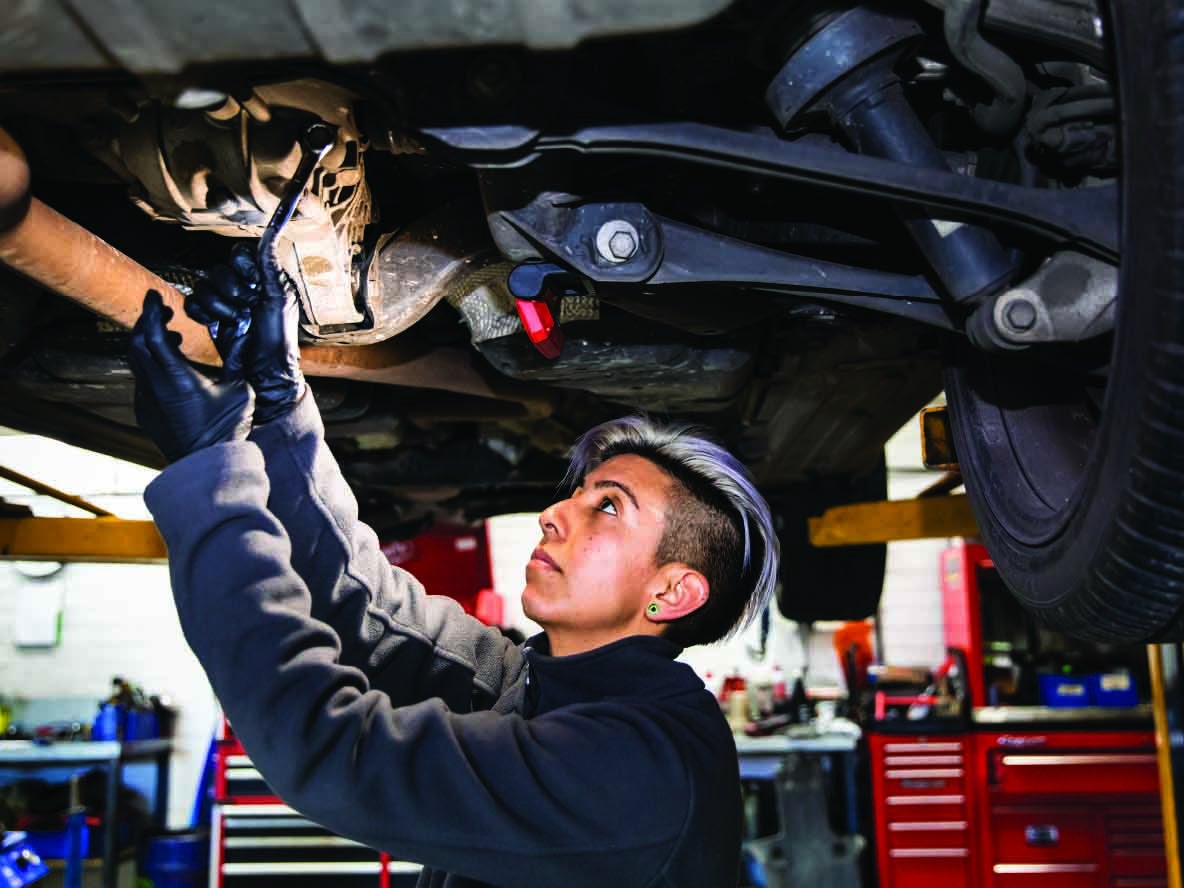 Woman mechanic